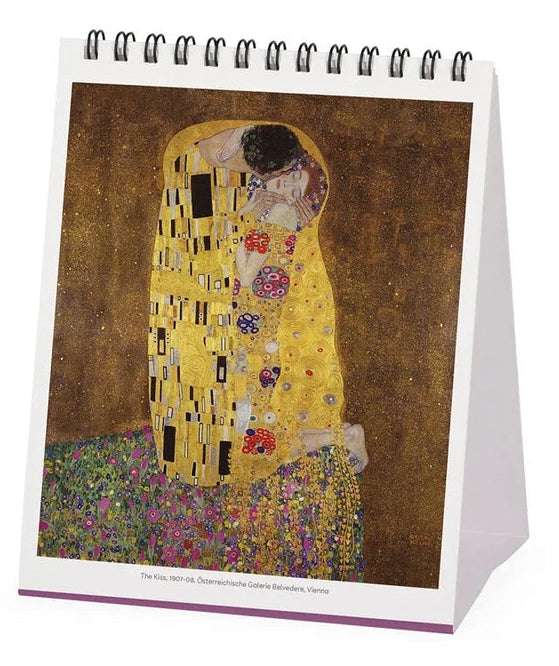 Gustav Klimt Desk Calendar 2026