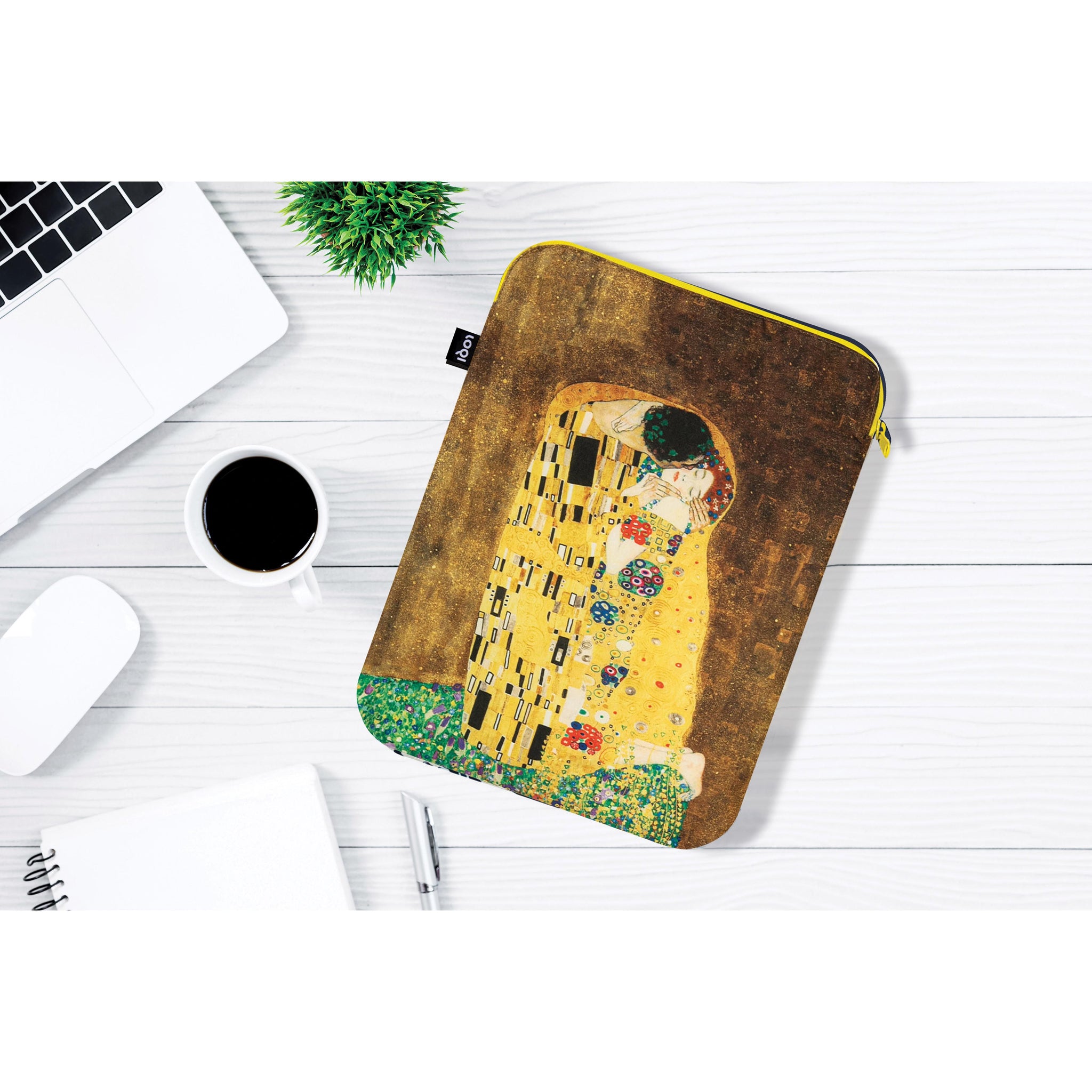 Gustav Klimt The Kiss LOQI Laptop Sleeve