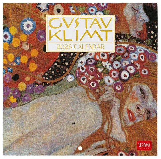 Gustav Klimt Mini Calendar 2026