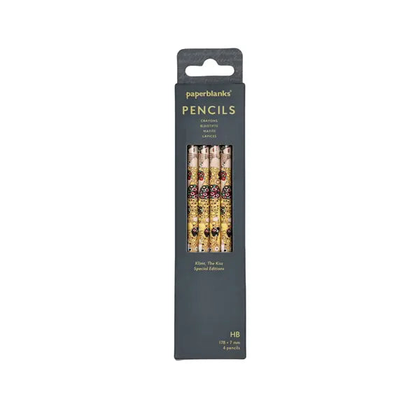 Klimt's The Kiss Pencils 4 Pack