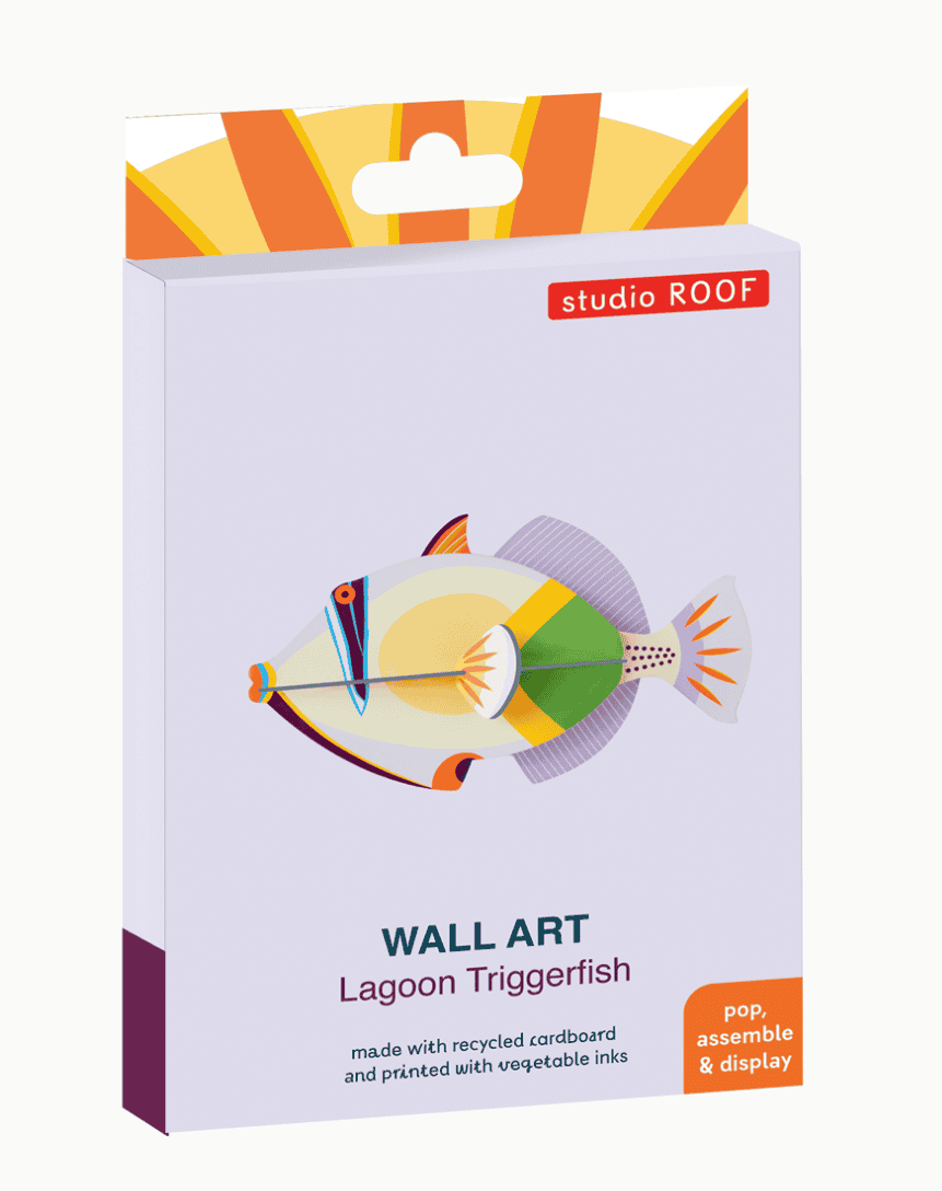 Lagoon Triggerfish B7 Sea Creatures Wall Art