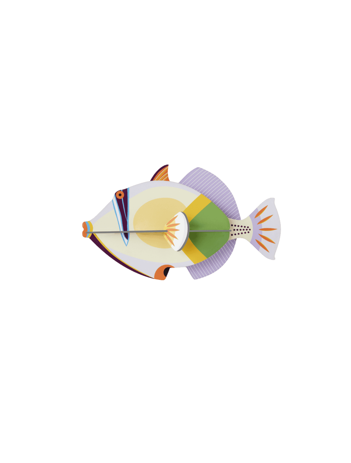 Lagoon Triggerfish B7 Sea Creatures Wall Art