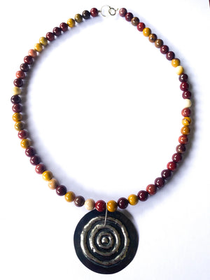 Ngulburnan, yuriyawi “Waterhole” Mookaite Necklace