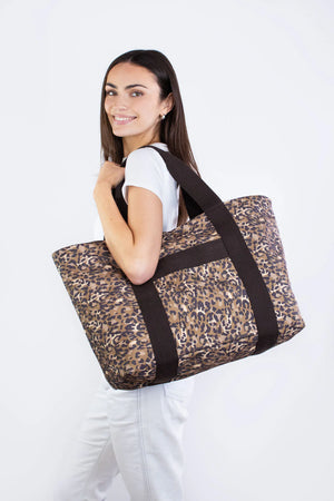 Leopard Carryall Tote Bag