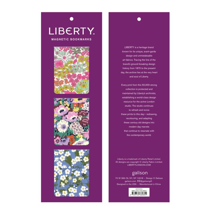 Liberty Magnetic Bookmarks - set of 3