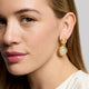 Lilis Rose Quartz Chalcedony Drop Earrings