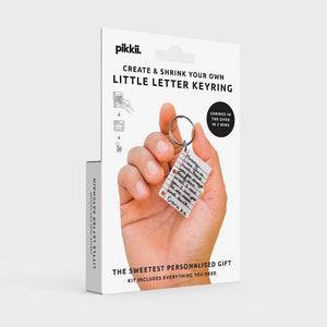 Little Letter Keyring Shrink Kit
