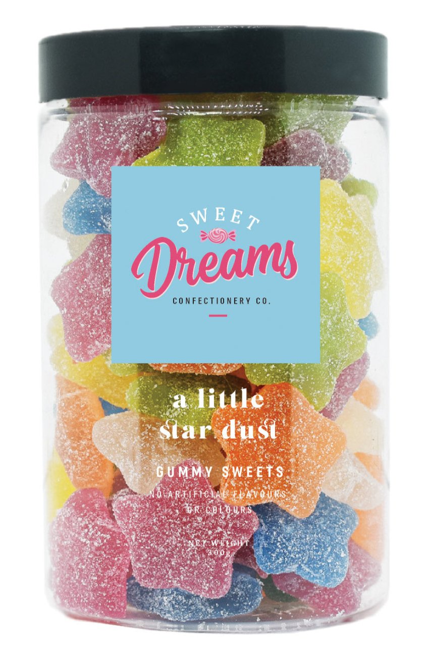 Little Star Dust Gummy Sweets Jar 360g