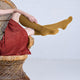 Long Rib Socks Mustard