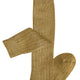 Long Rib Socks Mustard
