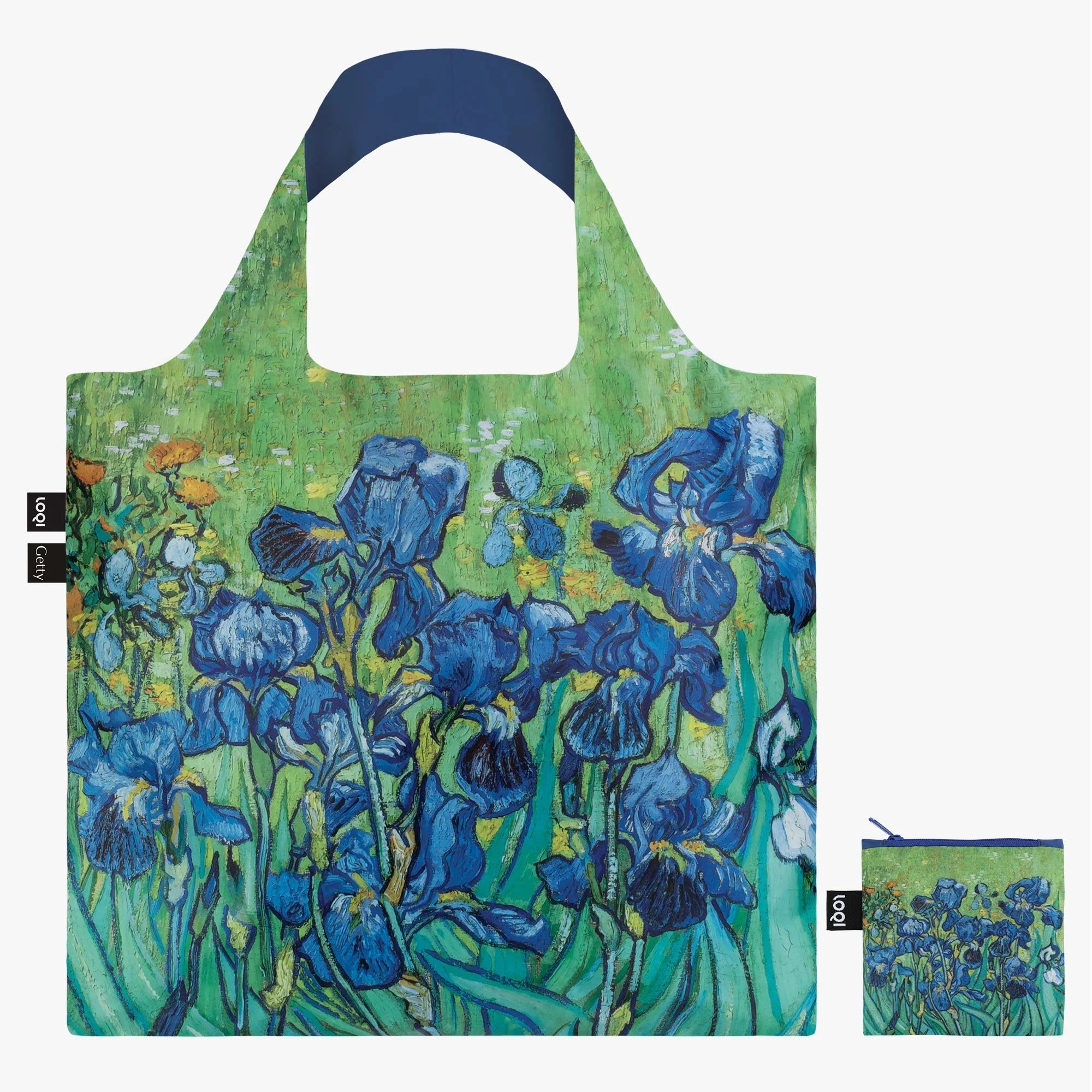 Van Gogh Irises LOQI Shopping Bag