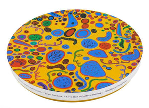 Love Was Infinitely Ceramic Plate - Yayoi Kusama