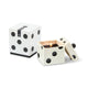 Lucky Dice 10oz Ceramic Candle - Lava Stone