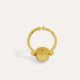Lucia Rose Quartz Cocktail Ring Adjustable