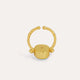 Lucia Turquoise Cocktail Ring Adjustable