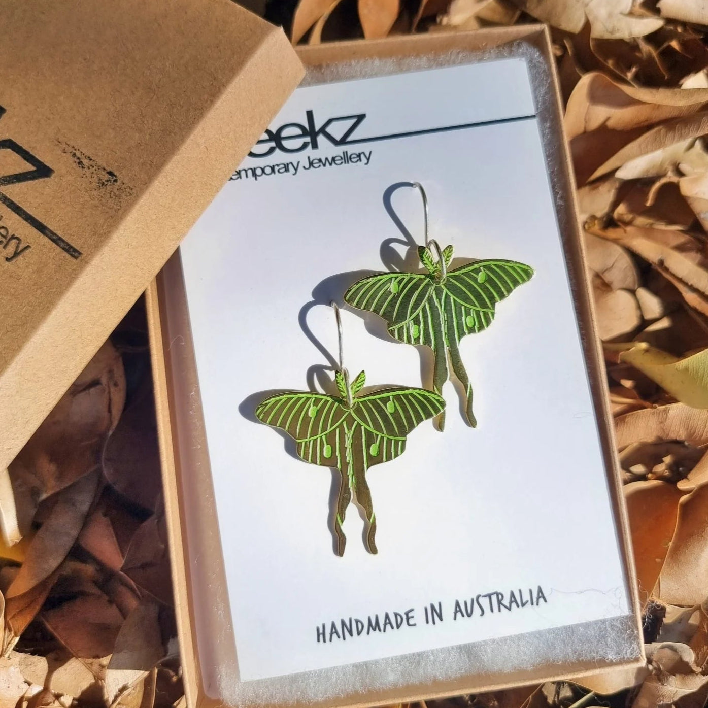 Luna Moth Earrings