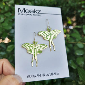 Luna Moth Earrings