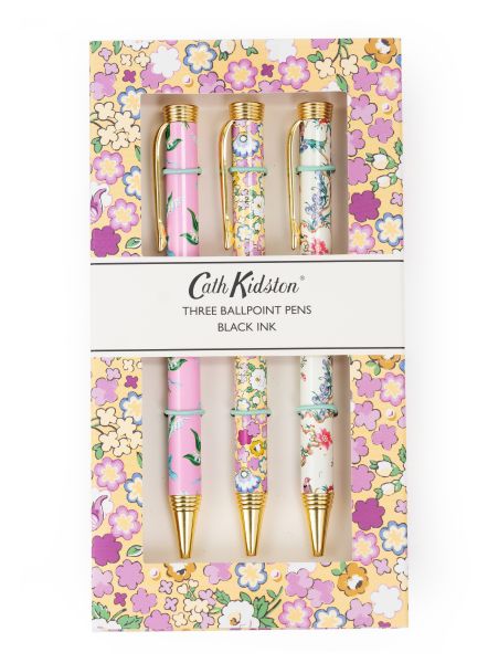 Cath Kidston Luxury 3 Pen Box Set