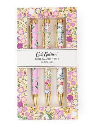 Cath Kidston Luxury 3 Pen Box Set