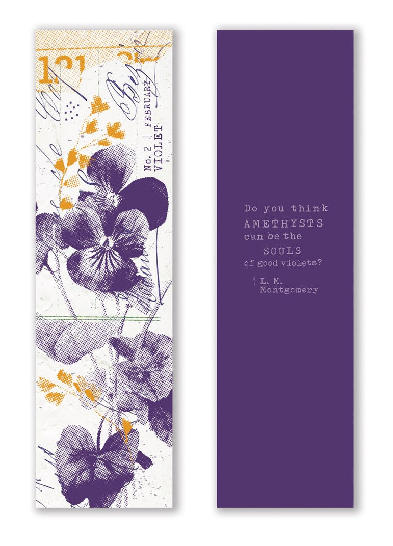 Mark the Year Bookmark Box: A Floral Bookmark for Each Month