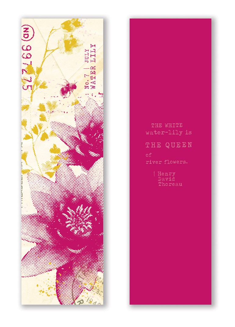 Mark the Year Bookmark Box: A Floral Bookmark for Each Month