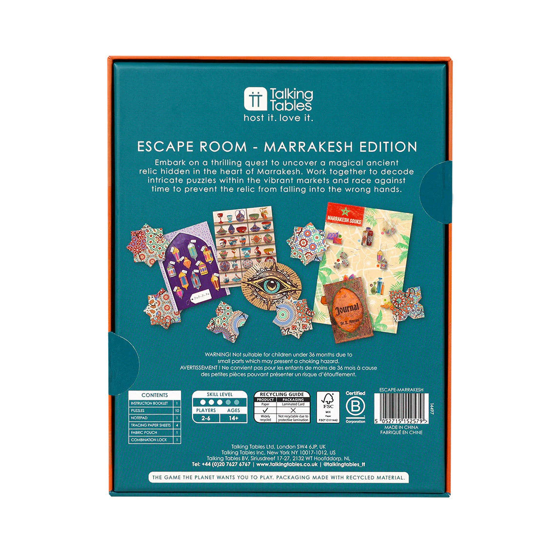 Marrakesh Small Escape Room Game