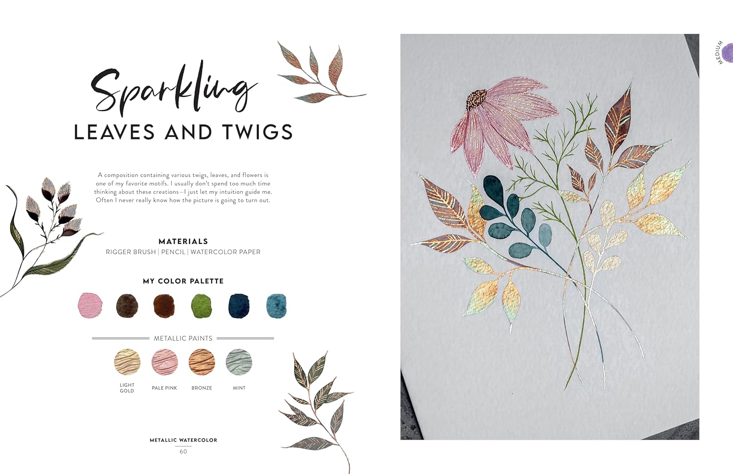 Metallic Watercolor: Create Shimmering Artwork with Metallic Paints