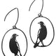 Magpie Earrings Black