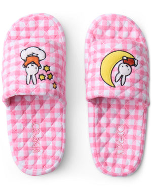 Miffy Quilted Velvet Adult Slippers