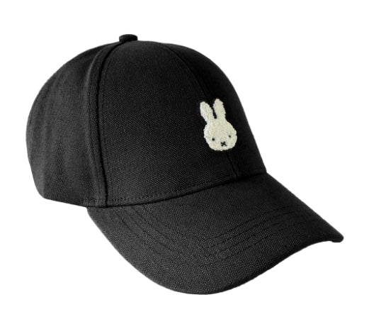 Miffy Canvas Cap Black