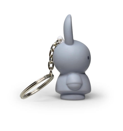 Miffy Silver Blue Keyring