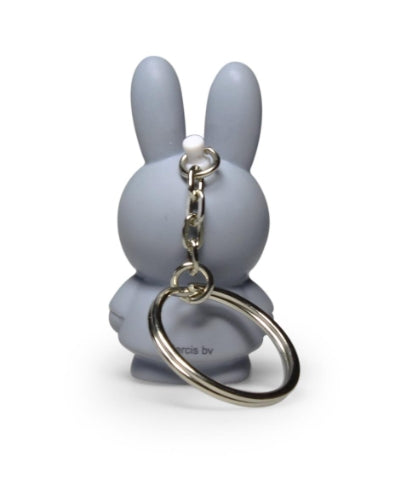 Miffy Silver Blue Keyring