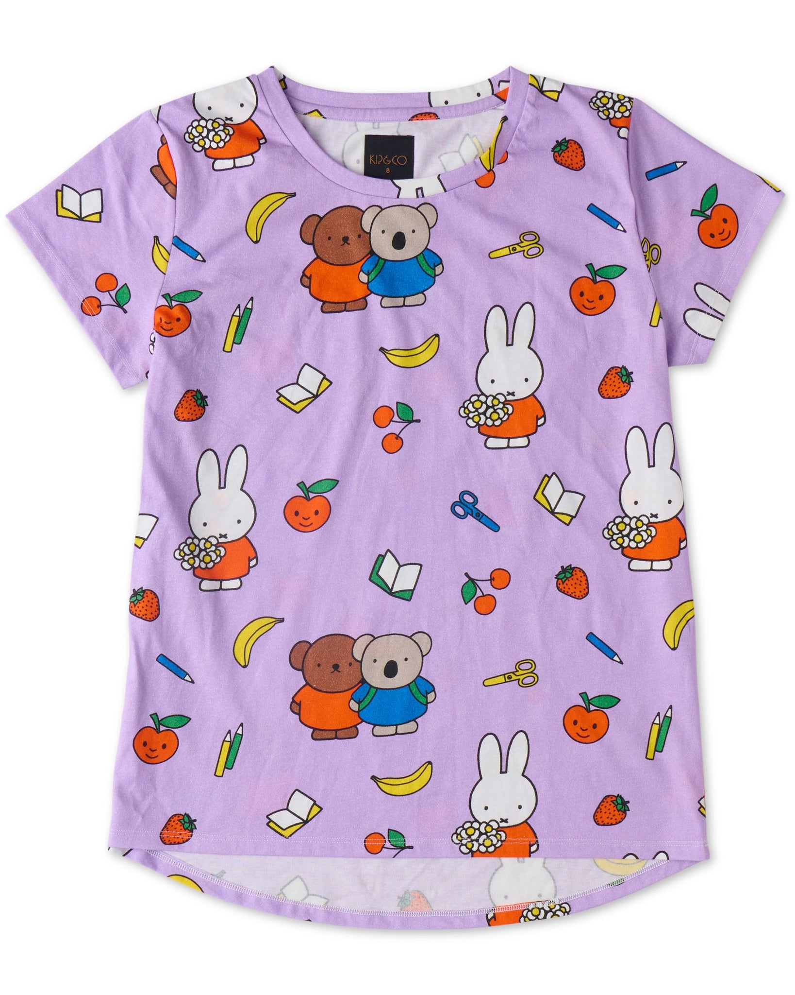 Miffy's Playtime Adult Organic Cotton T-Shirt