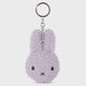 Miffy Flat Keychain ECO Tiny Teddy Lavender