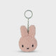 Miffy Flat Keychain ECO Tiny Teddy Pink