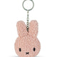 Miffy Flat Keychain ECO Tiny Teddy Pink