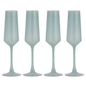 Chelsea Mint Champagne Glasses 4 Pack