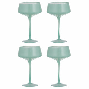 Chelsea Mint Coupe Glasses 4 Pack