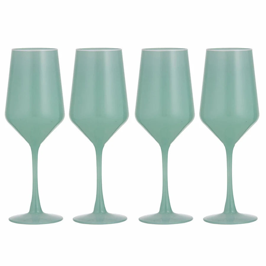 Chelsea Mint Wine Glasses 4 Pack