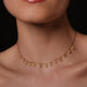 Mohandas Necklace White Zirconium