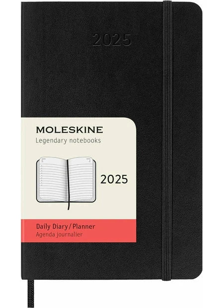 Moleskine Daily Diary Softcover Pocket 2025