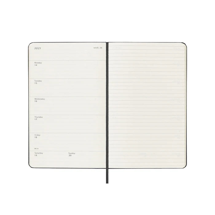 Moleskine Weekly Diary Hardcover Large 2025