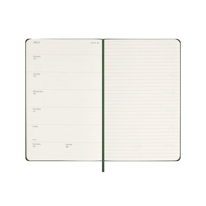 Moleskine Weekly Diary Hardcover Large 2025