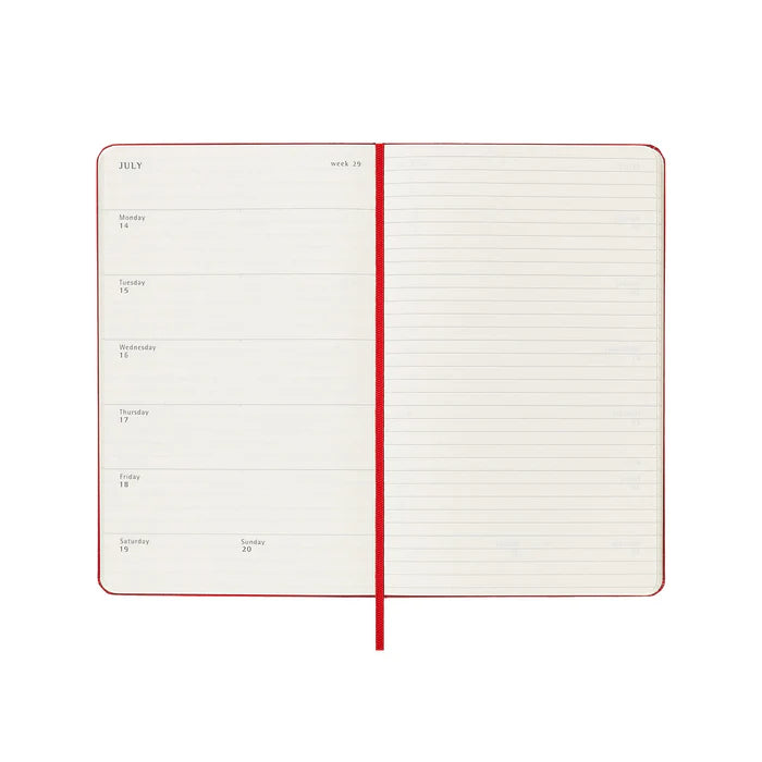 Moleskine Weekly Diary Hardcover Large 2025