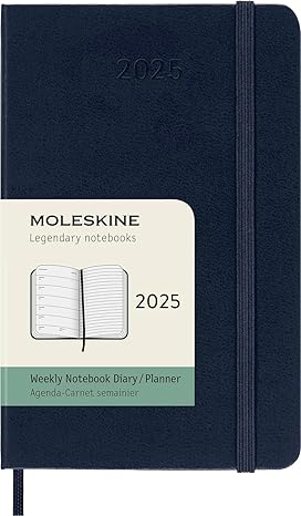 Moleskine Weekly Diary Hardcover Pocket 2025