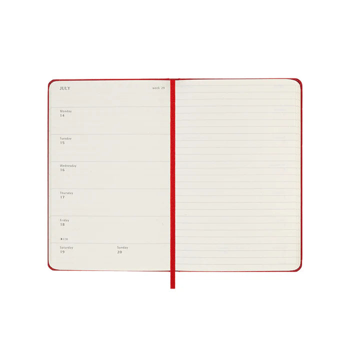 Moleskine Weekly Diary Hardcover Pocket 2025