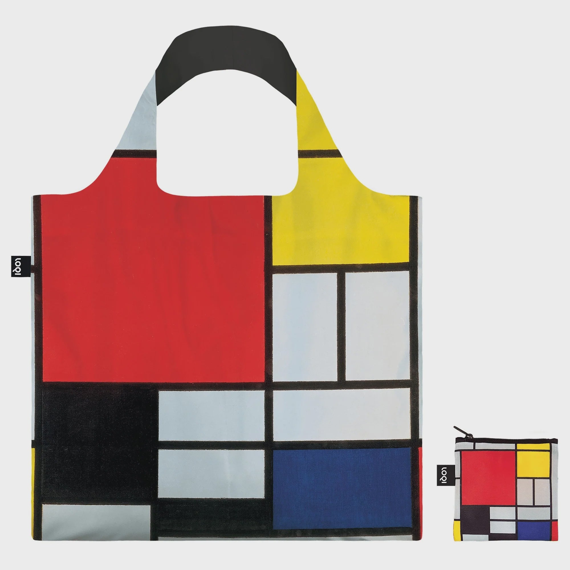 Mondrian Composition Shopping Bag