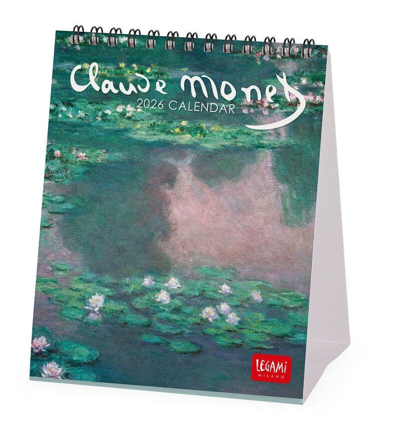 Claude Monet Desk Calendar 2026