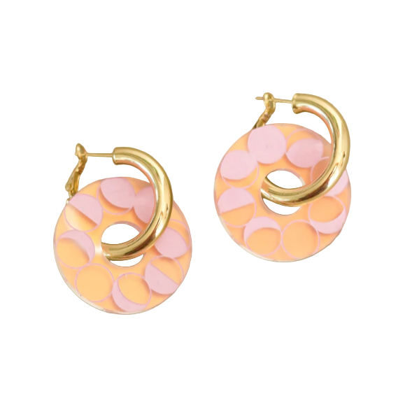 Moon Cycle Hoop Earrings
