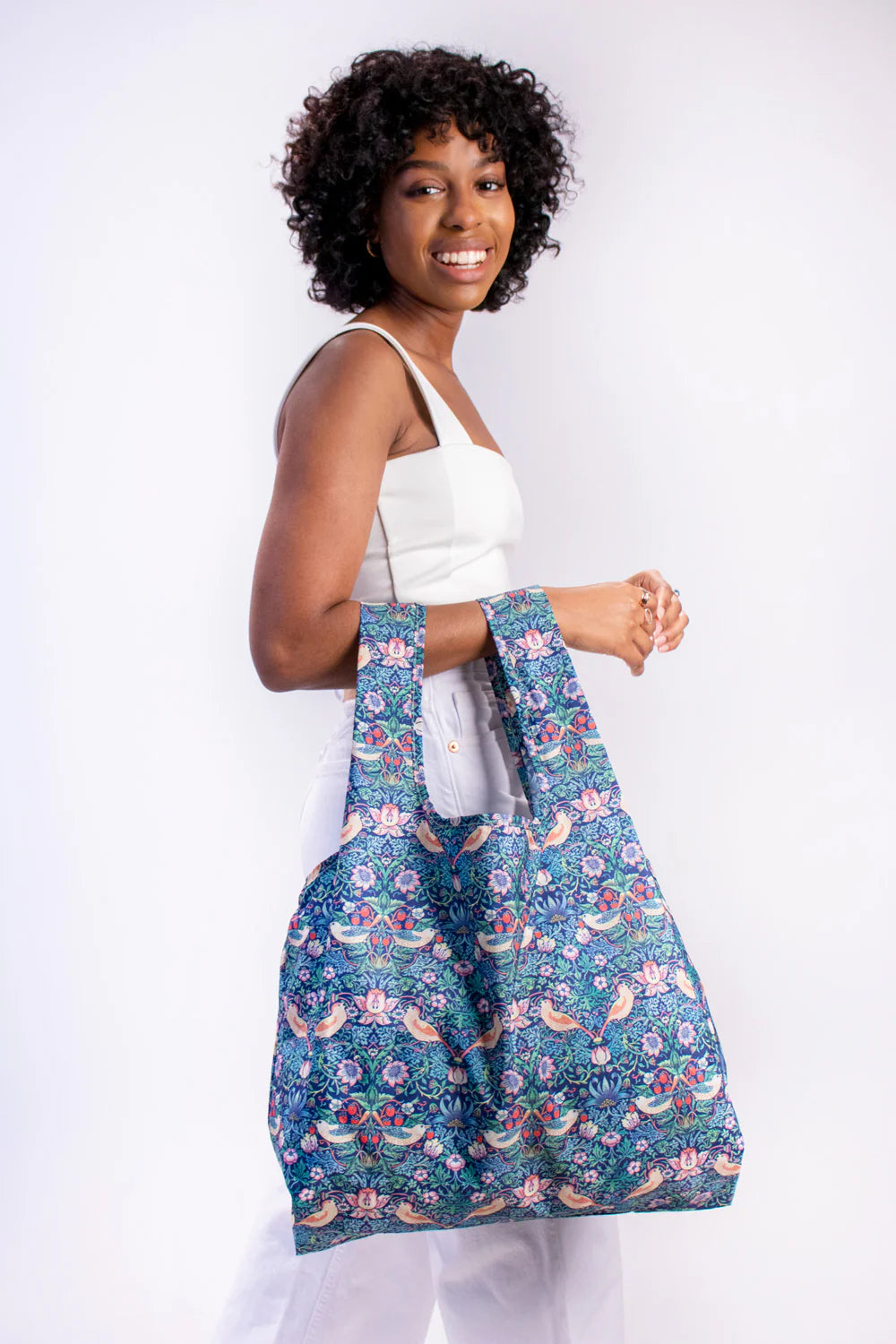 William Morris Strawberry Thief Reusable Bag